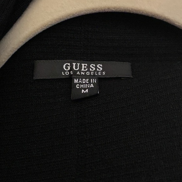 Guess sweater, scarf like front, lace up detail on back. Size Medium - Picture 12 of 12